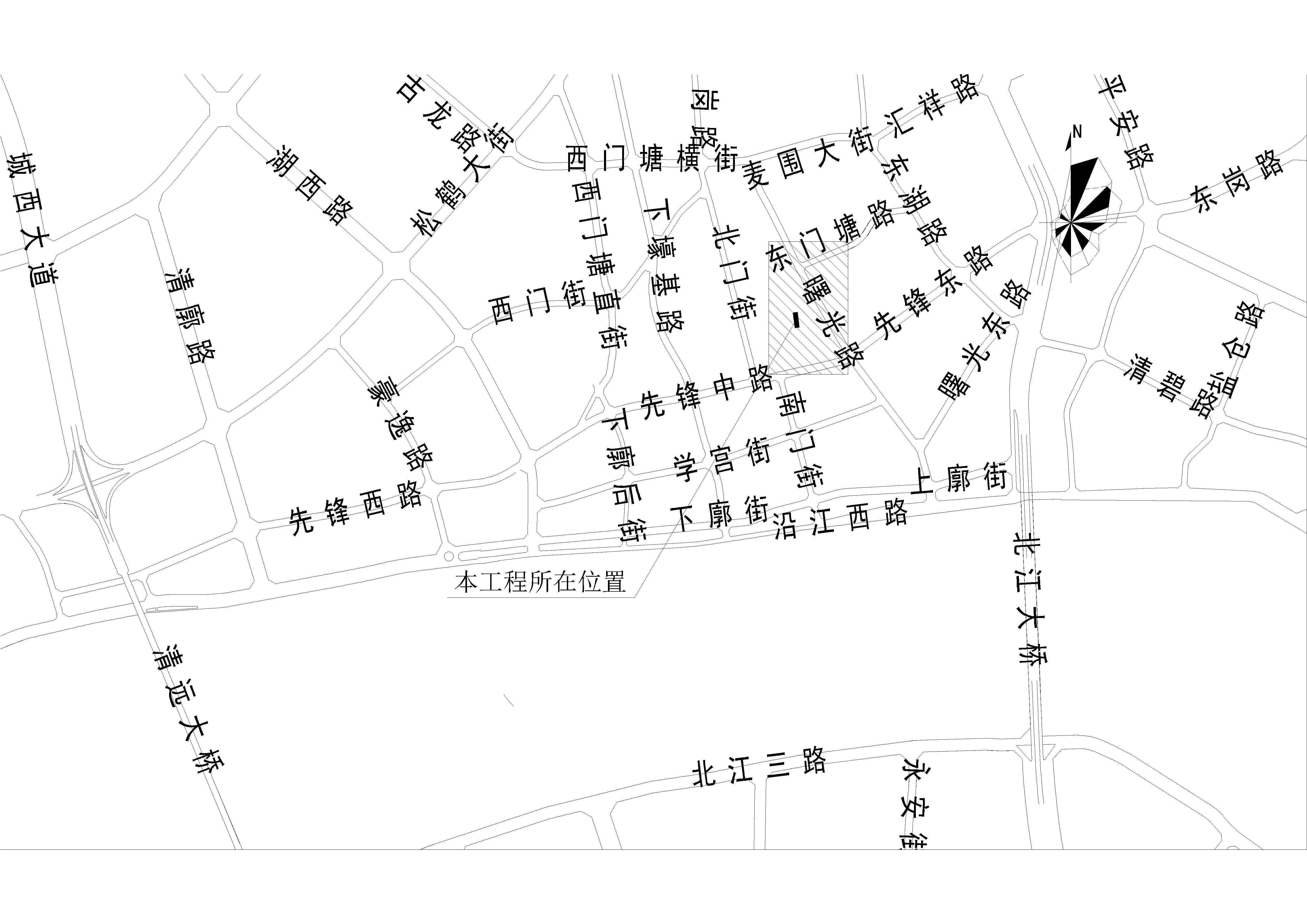 2025.4.11-清遠(yuǎn)市舊城鳳苑路（城市廣場(chǎng)）燃?xì)夤艿肋B接工程(CCY)-布局1.jpg